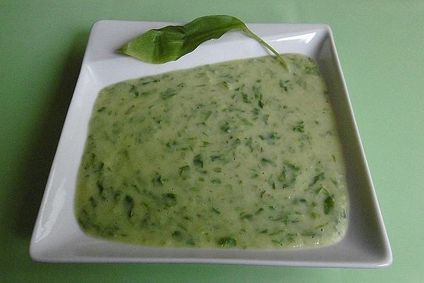 Potato Soup with Wild Garlic