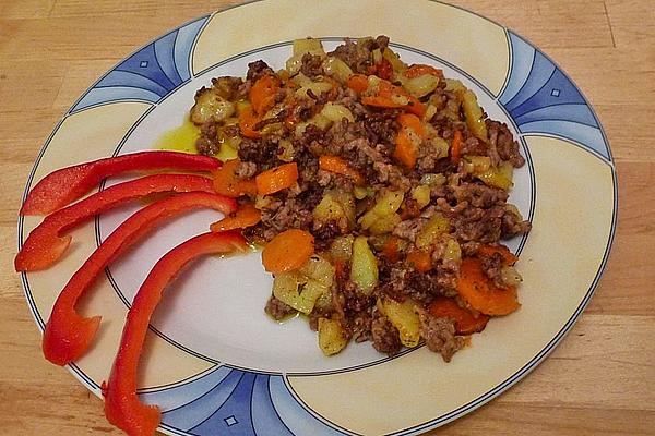 Potatoes – Carrots – Mince