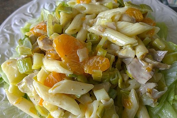 Poultry Noodle Salad with Mandarins