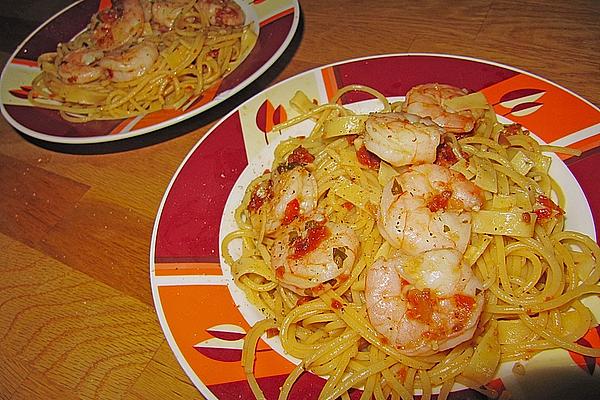 Prawns in Chutney – Tomatoes – Sugo with Pasta