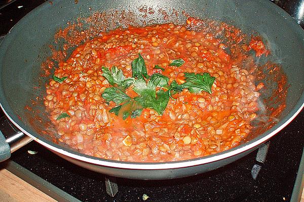 Provencial Lentil Stew with Tomatoes