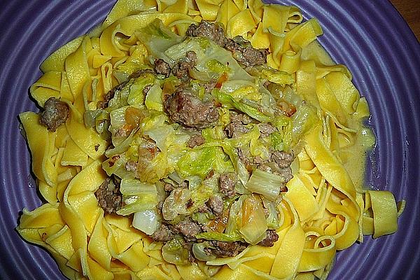 Pseudo – Indian Chinese Cabbage – Mince Pan