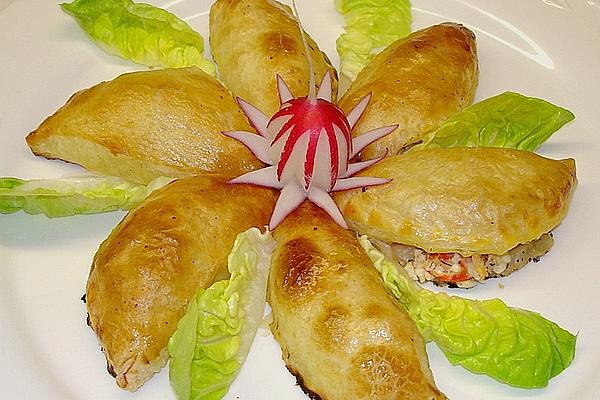 Puff Pastry Crab Snack