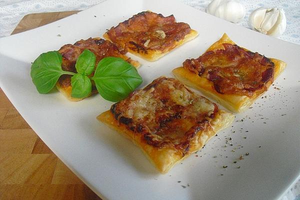 Puff Pastry Pizza Pieces