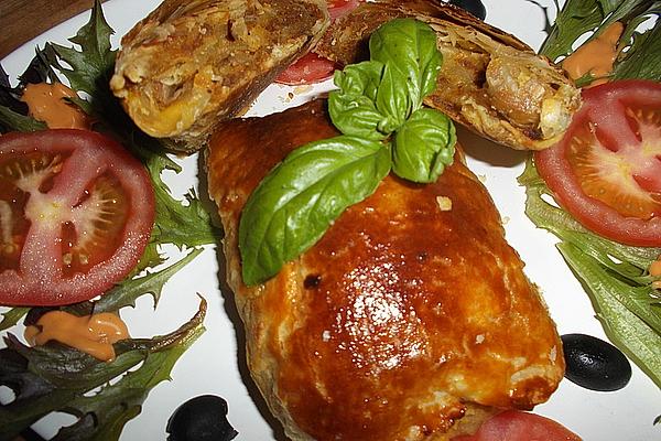 Puff Pastry Pockets Filled with Minced Meat