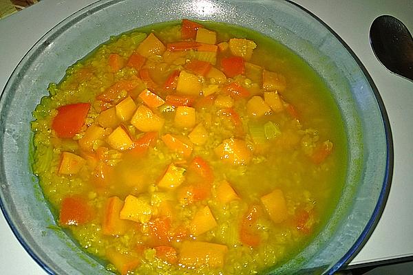 Pumpkin and Lentil Stew