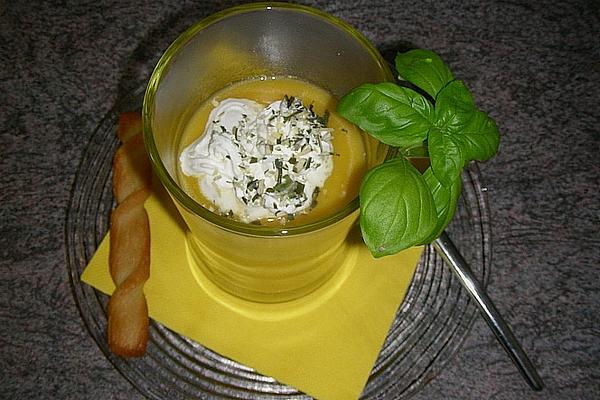 Pumpkin Cream Soup with Styrian Pumpkin Seed Oil