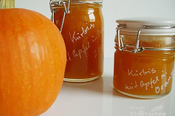 Pumpkin Jam with Apple, Orange and Ginger