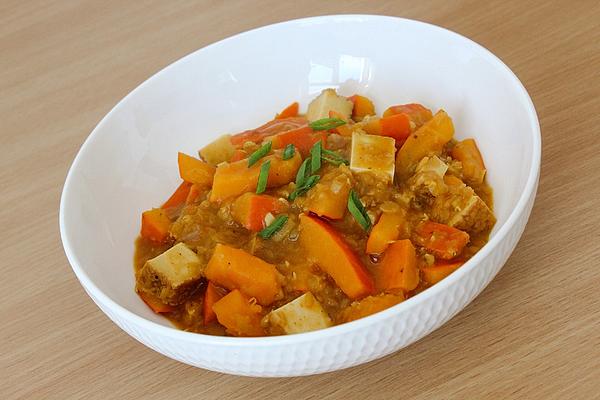 Pumpkin – Lentils – Tofu – Curry