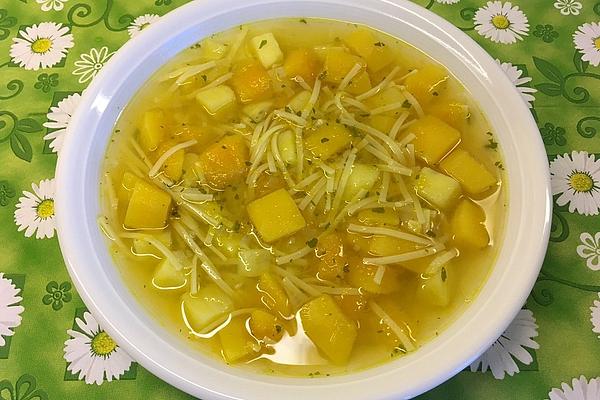 Pumpkin – Potato Soup with Pasta