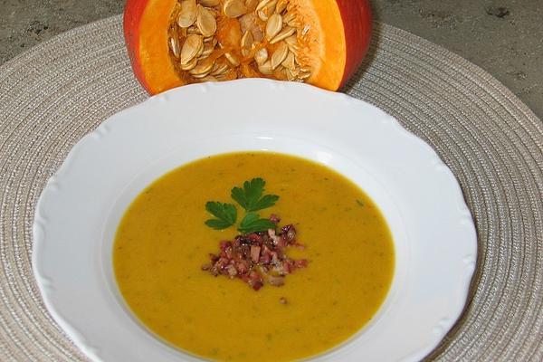 Pumpkin Soup with Bacon