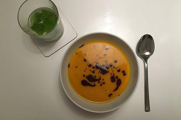 Pumpkin Soup with Sweet Potatoes and Carrots