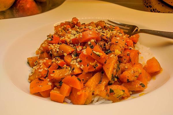 Pumpkin Vegetables with Carrots