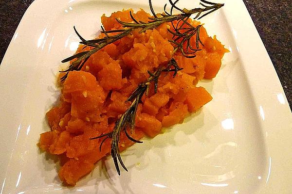 Pumpkin with Rosemary and White Wine