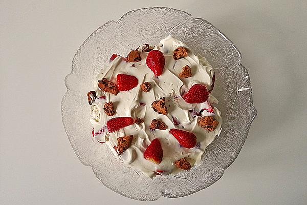 Quark and Mascarpone Cream with Strawberries
