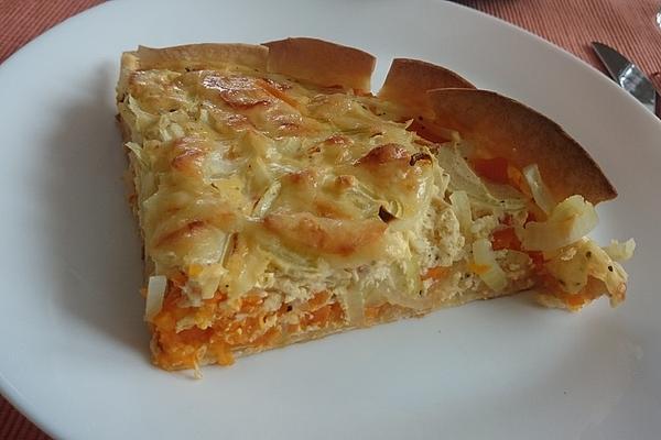 Quiche with Butternut Squash and Leek