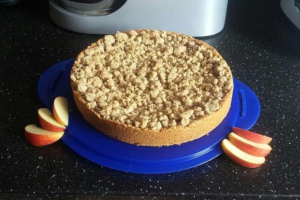 Quick Apple Crumble from Tray