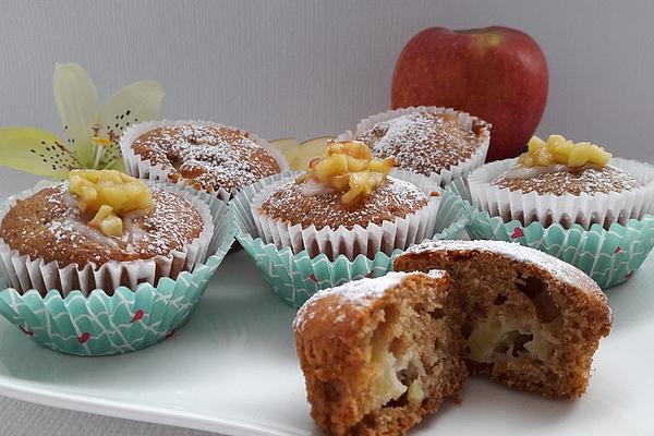 Quick Apple Muffins with Apple Juice
