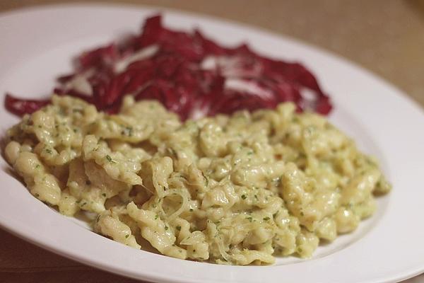 Quick Cheese Spaetzle from Pan