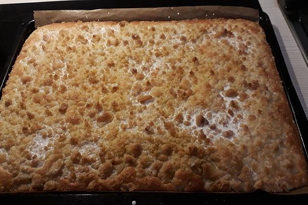 Quick, Moist Crumble Cake from Tray