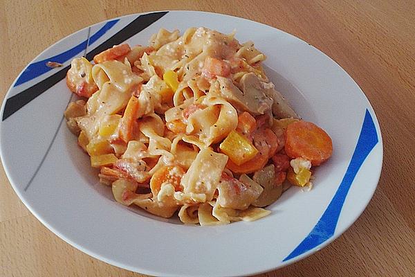 Quick Pasta Bake with Vegetables
