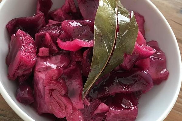 Quick Pickled Red Cabbage (red Cabbage) Russian Style