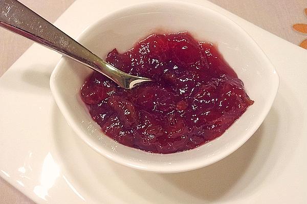 Quick Raspberry-rhubarb Jam in Microwave