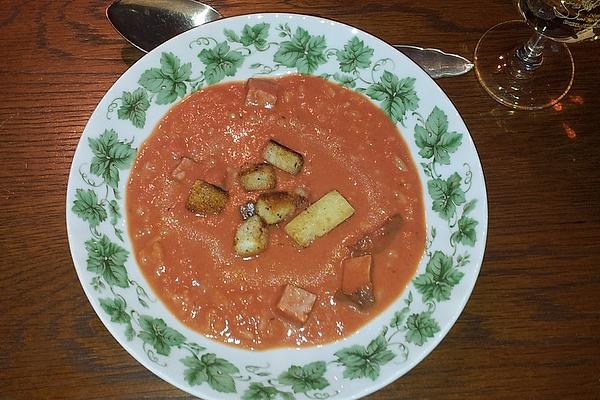 Quick Tomato Cream Soup with Onion À La Tom