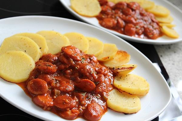 Quick Tomato Sauce with Sausages
