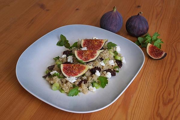 Quinoa Salad with Figs and Goat Cheese