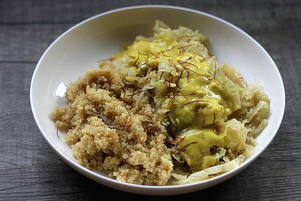Vegan Quinoa and Savoy Cabbage Casserole