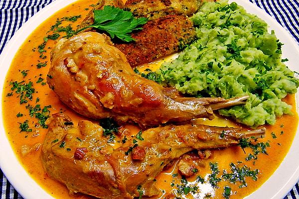Rabbit Made To Recipe from Bresse