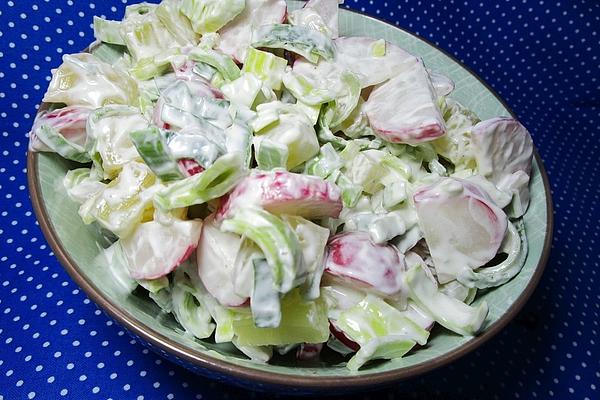 Radish and Cheese Salad with Harzer