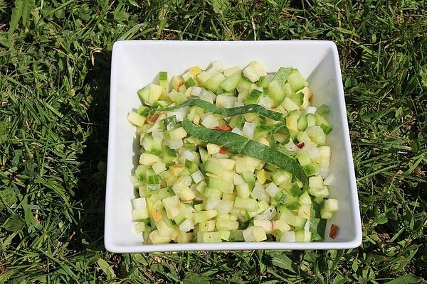 Radish and Cucumber Croissants