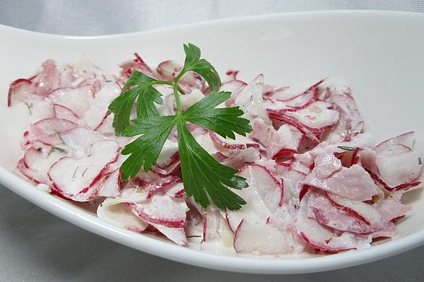 Radish Salad with Boiled Ham