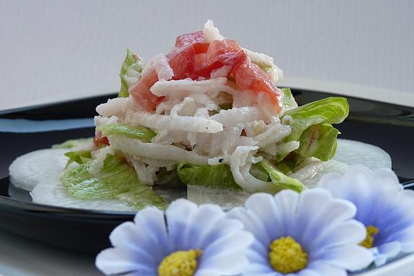 Radish Salad with Yogurt Dressing