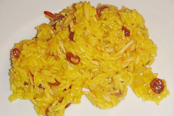 Raisin Rice with Saffron
