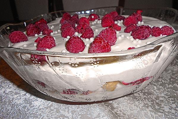 Raspberry – Bailey`s Dessert with Cantuccini