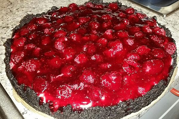 Raspberry Ganache Pie