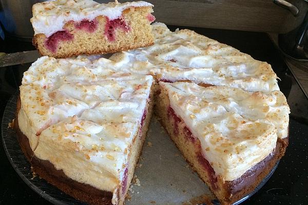 Raspberry – Marzipan – Meringue – Cake