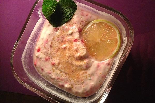 Raspberry Mojito Cream