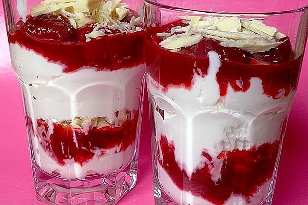 Raspberry Quark Mousse