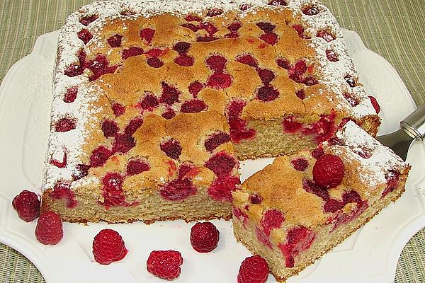 Raspberry Sand Cake