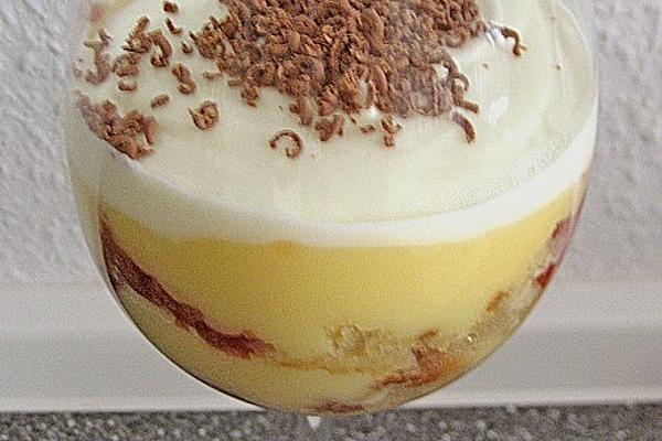 Raspberry Trifle with Rum and Sherry