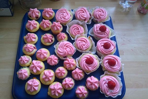 Raspberry Yogurt Cupcakes with Raspberry Frosting