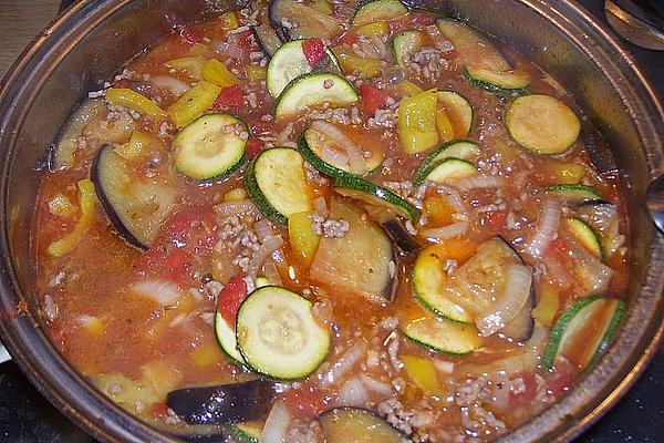 Ratatouille with Herbs and Wine