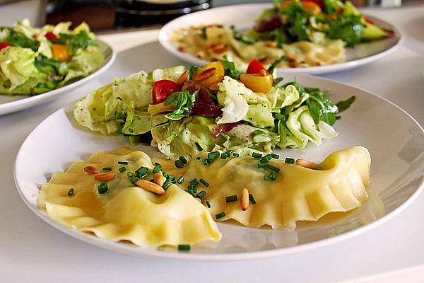 Ravioli with Spinach Ricotta in Sage Butter