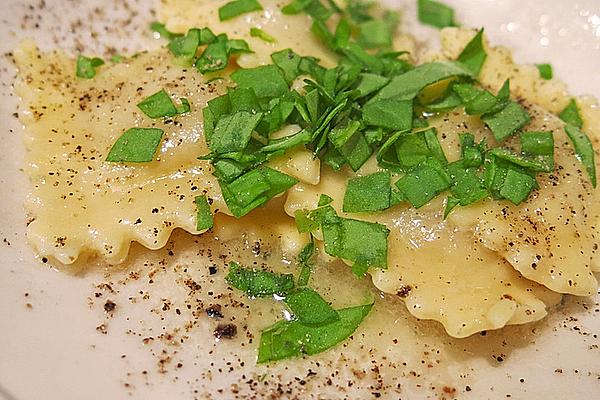 Ravioli with Truffle and Cheese Filling
