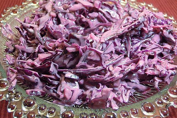 Red Cabbage Salad with Horseradish