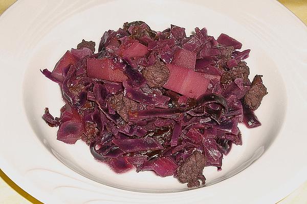 Red Cabbage Stew with Prunes